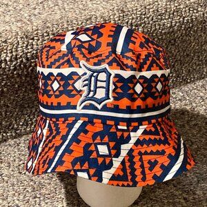 Detroit Tigers “D” National Coney Island Bucket Hat Cap Souvenir OSFM